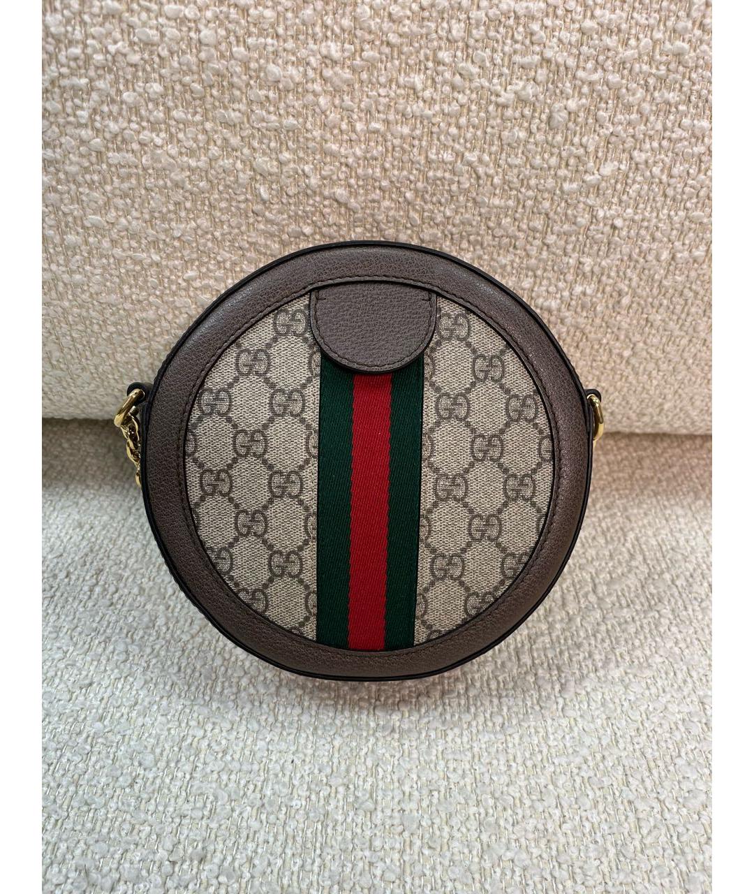 GUCCI Коричневая сумка через плечо, фото 3