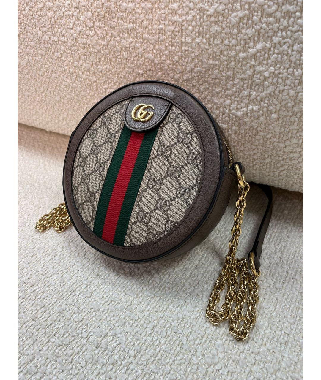 GUCCI Коричневая сумка через плечо, фото 5