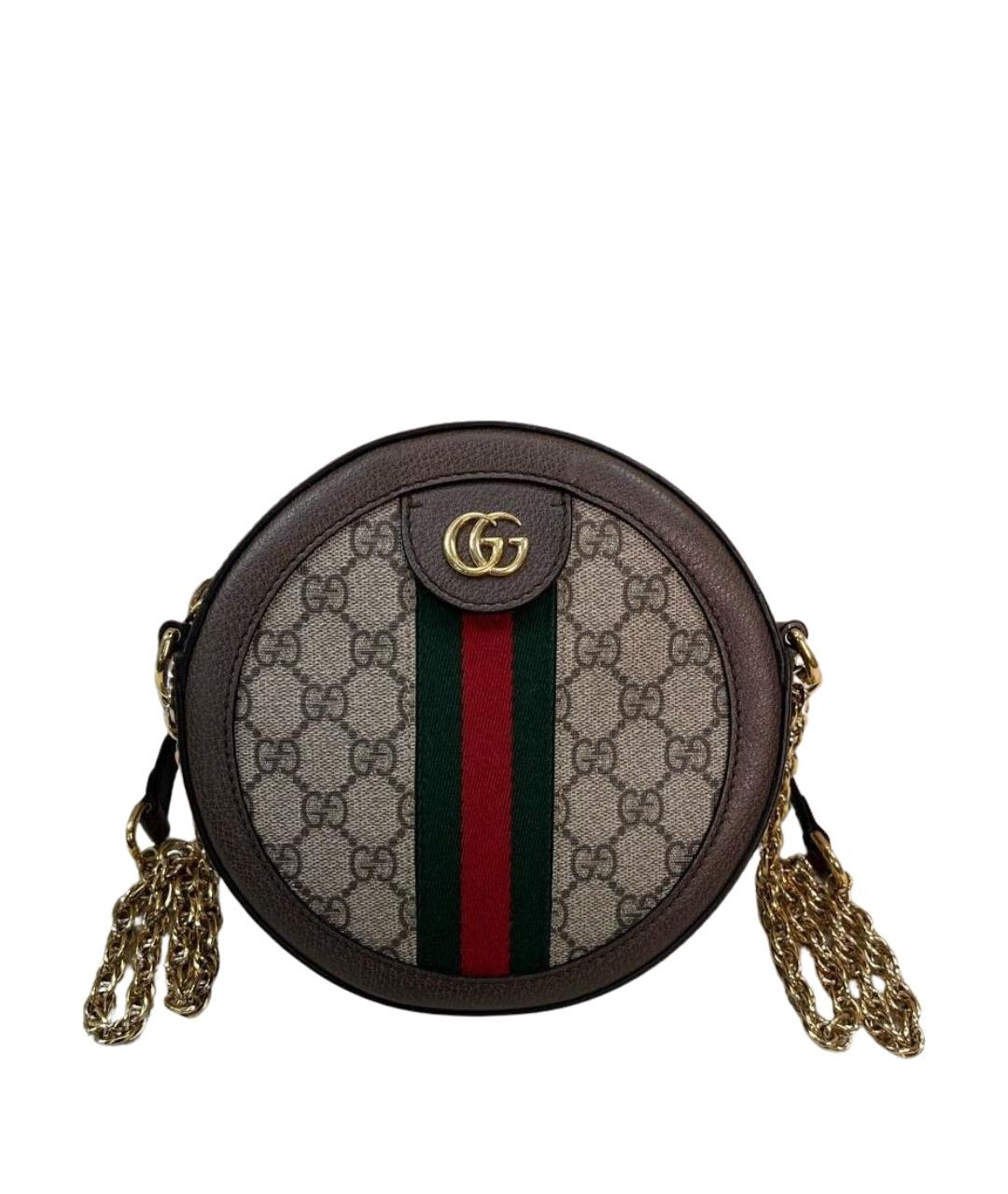 GUCCI Коричневая сумка через плечо, фото 1