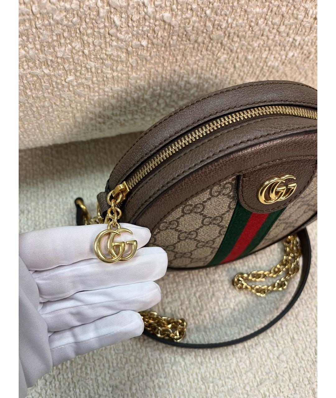GUCCI Коричневая сумка через плечо, фото 8