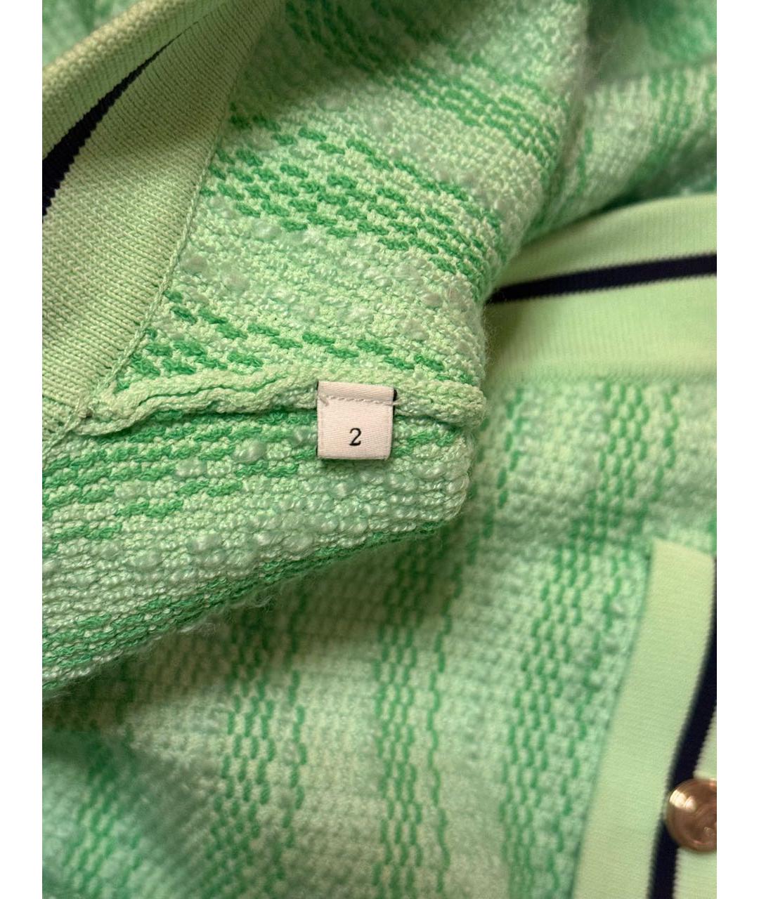 SANDRO Салатовый шерстяной кардиган, фото 4