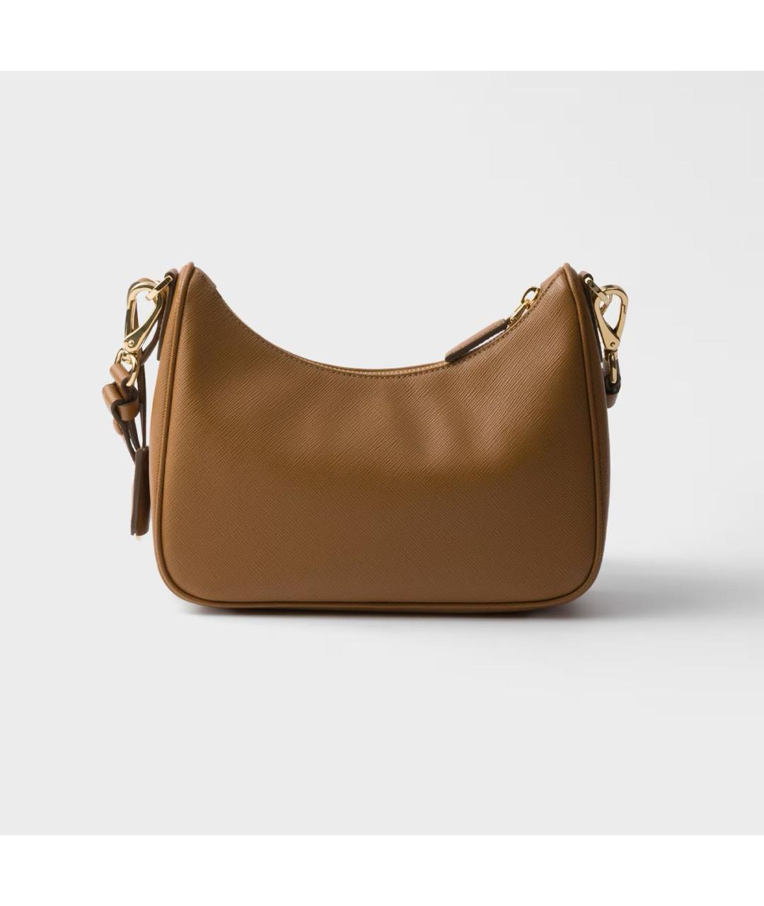 PRADA Коричневая кожаная сумка через плечо, фото 3