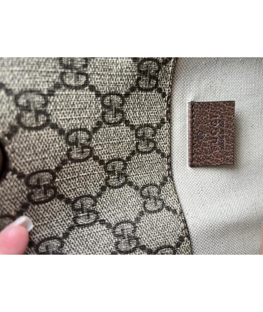 GUCCI Бежевая поясная сумка, фото 5