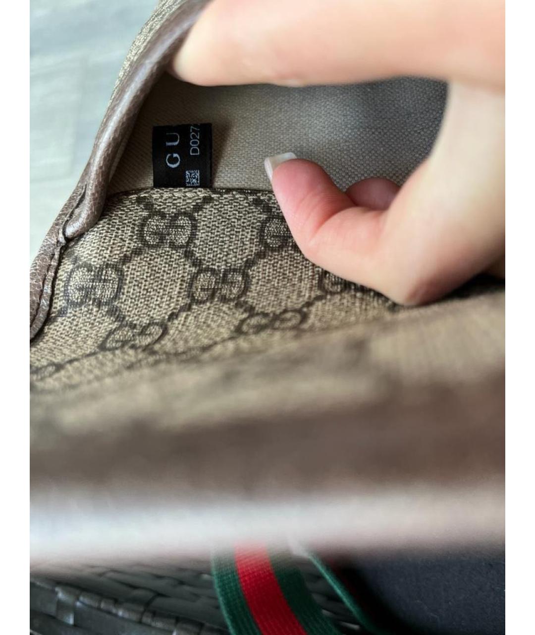 GUCCI Бежевая поясная сумка, фото 6