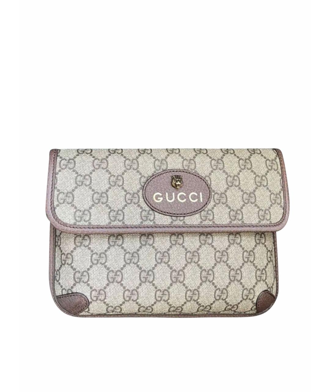 GUCCI Бежевая поясная сумка, фото 1