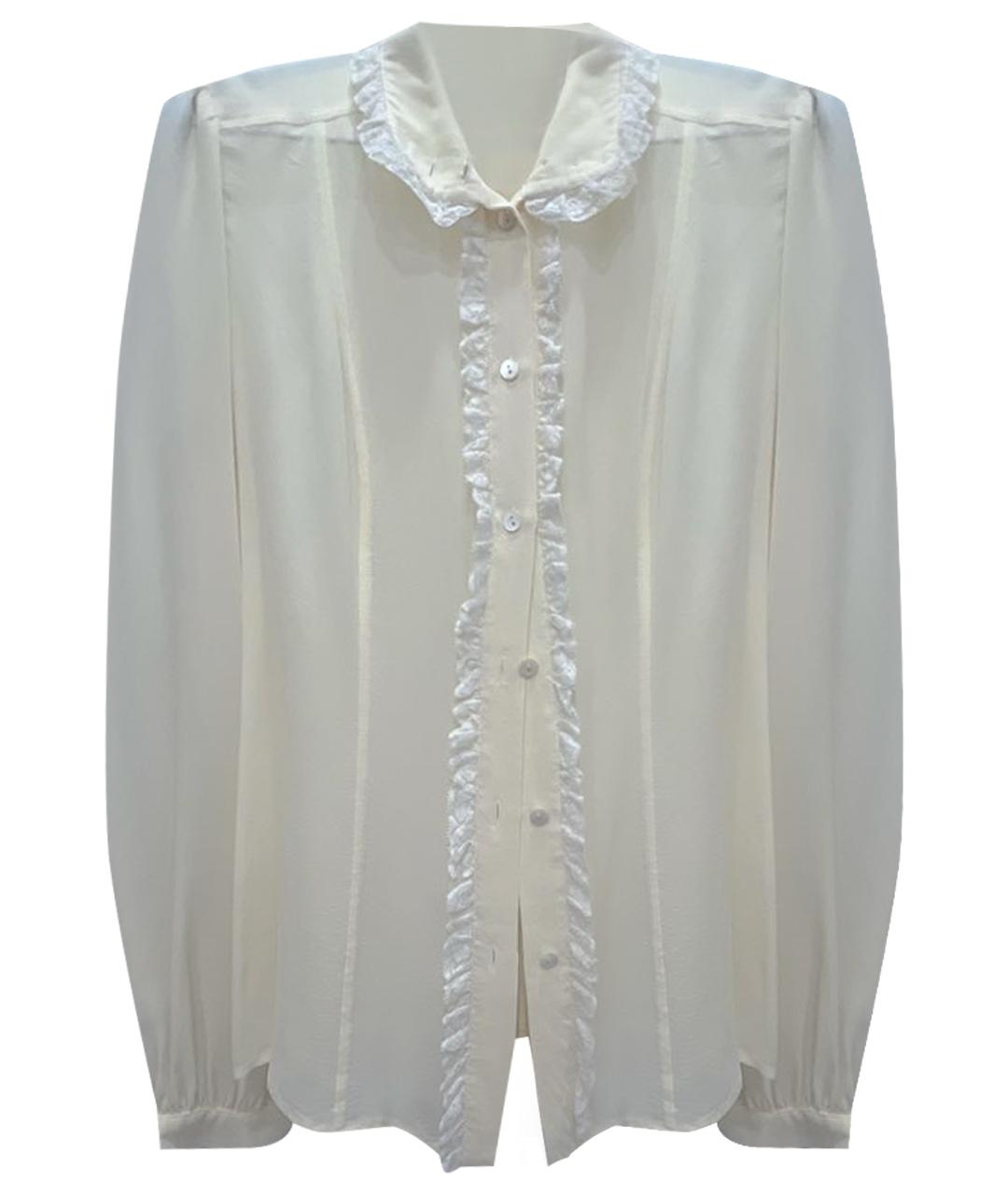 DOLCE&GABBANA Желтая шелковая блузы, фото 1