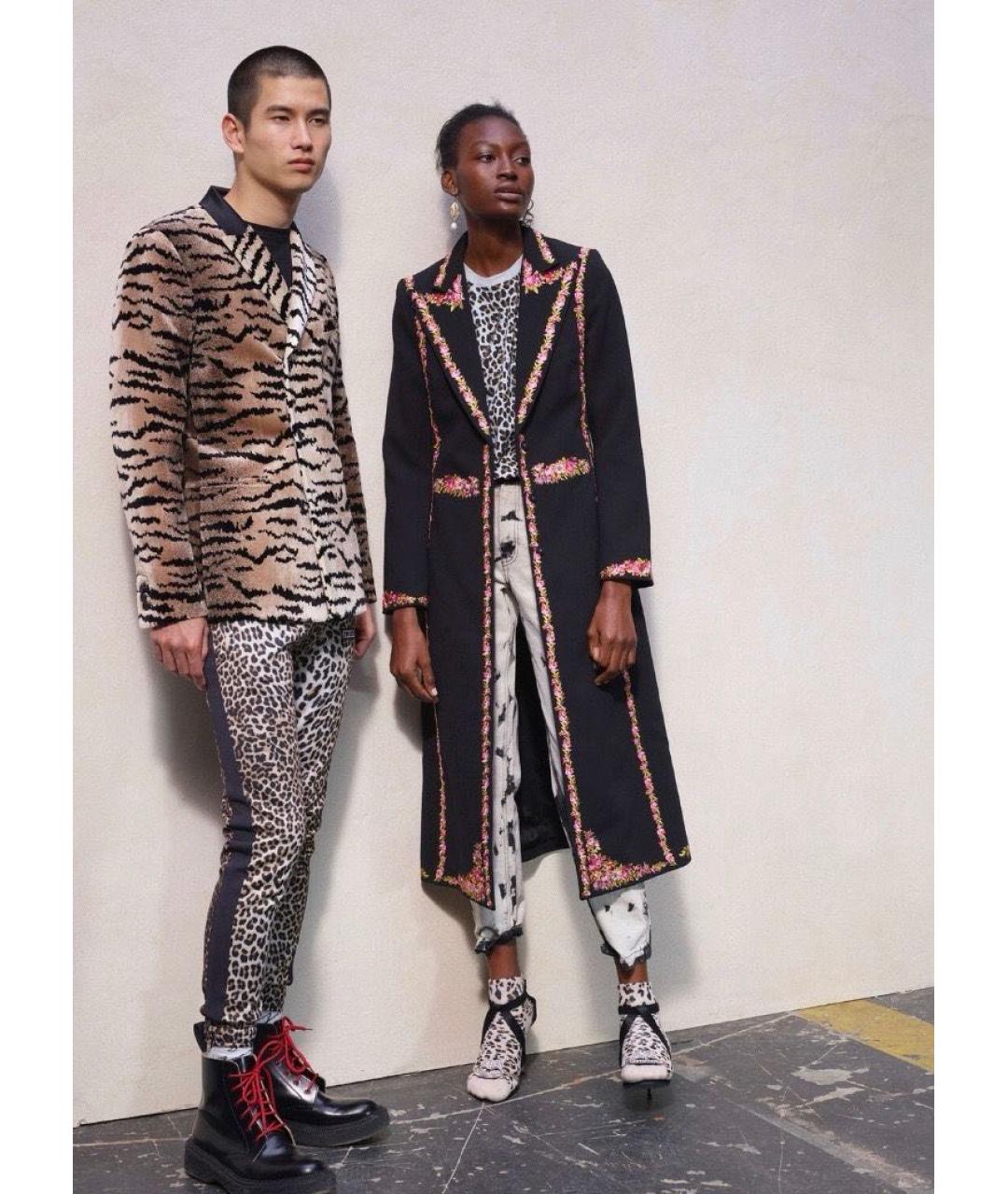 GIAMBATTISTA VALLI Коричневые хлопковые повседневные брюки, фото 8