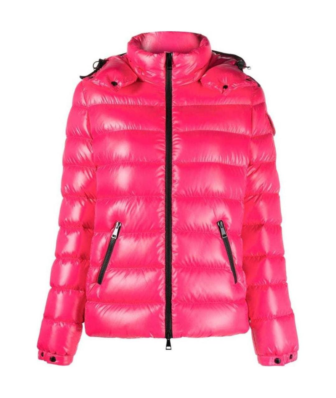 MONCLER Розовый пуховик, фото 1