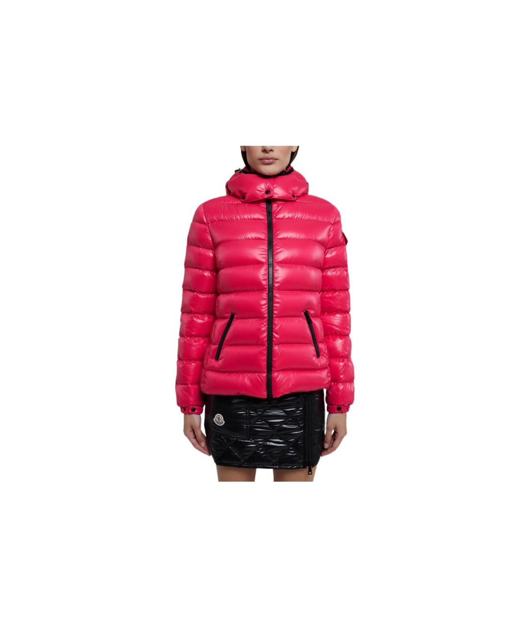 MONCLER Розовый пуховик, фото 2