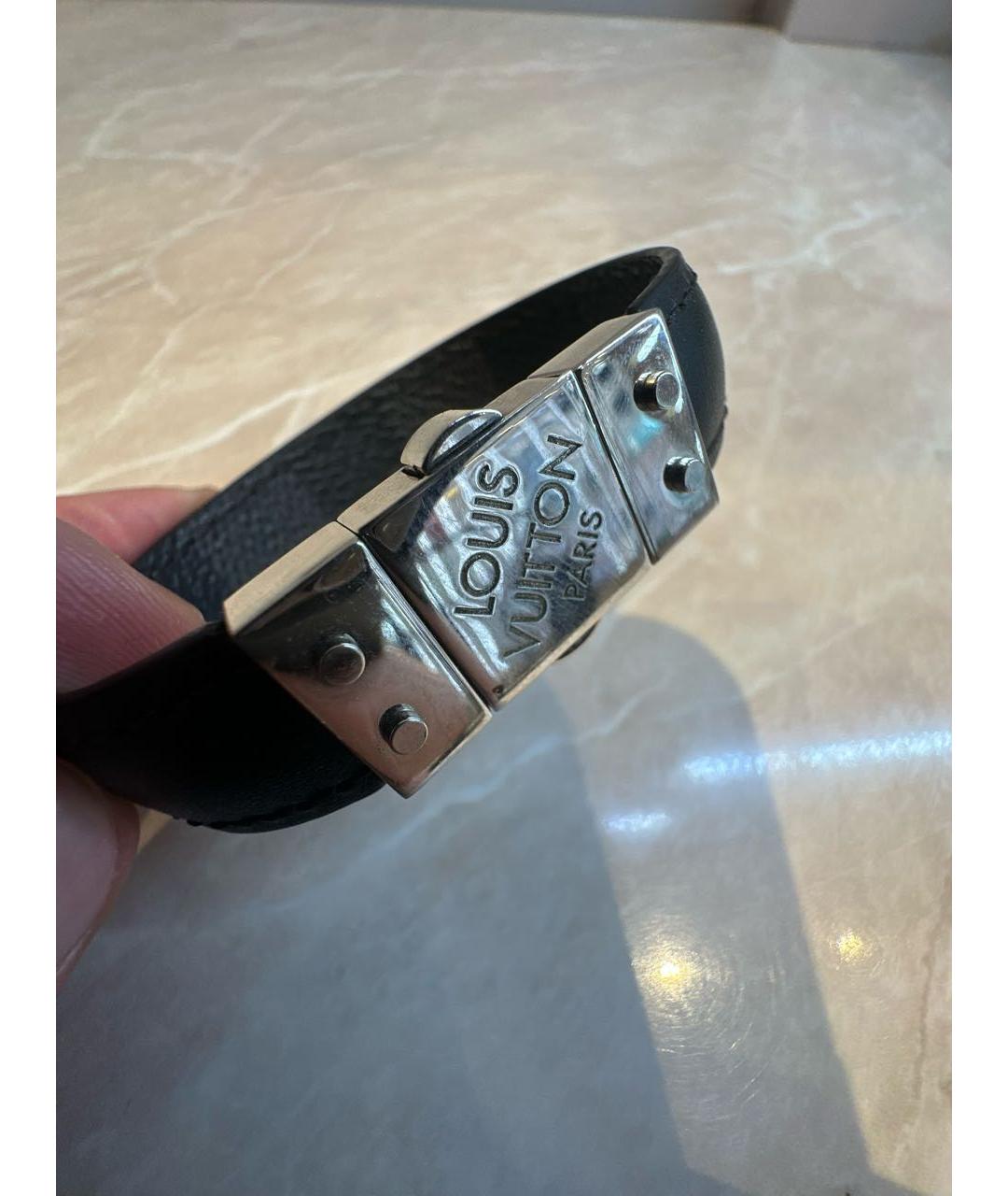 LOUIS VUITTON Черный браслет, фото 4