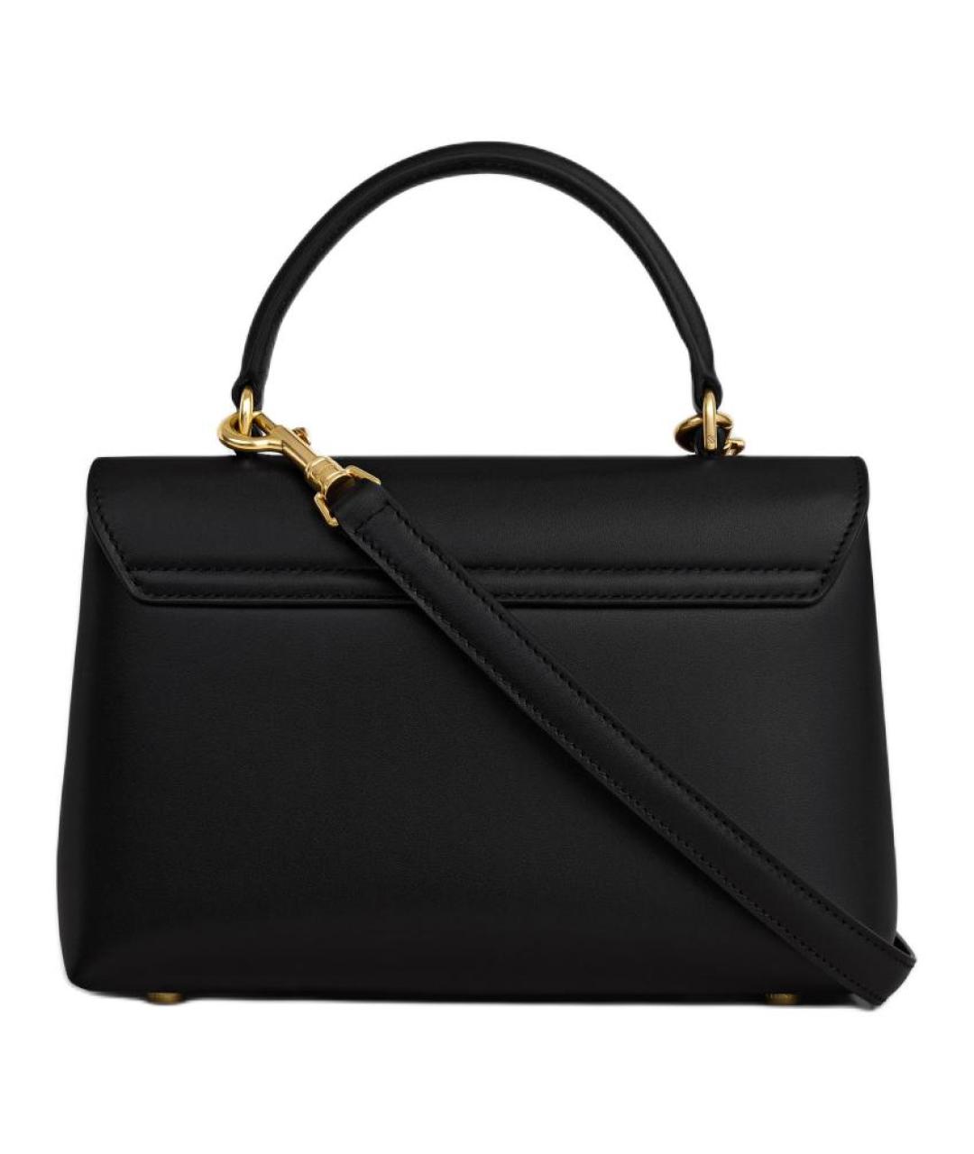 CELINE Черная кожаная сумка через плечо, фото 3