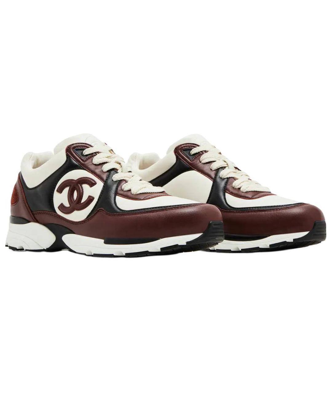 CHANEL Мульти кожаные кроссовки, фото 4