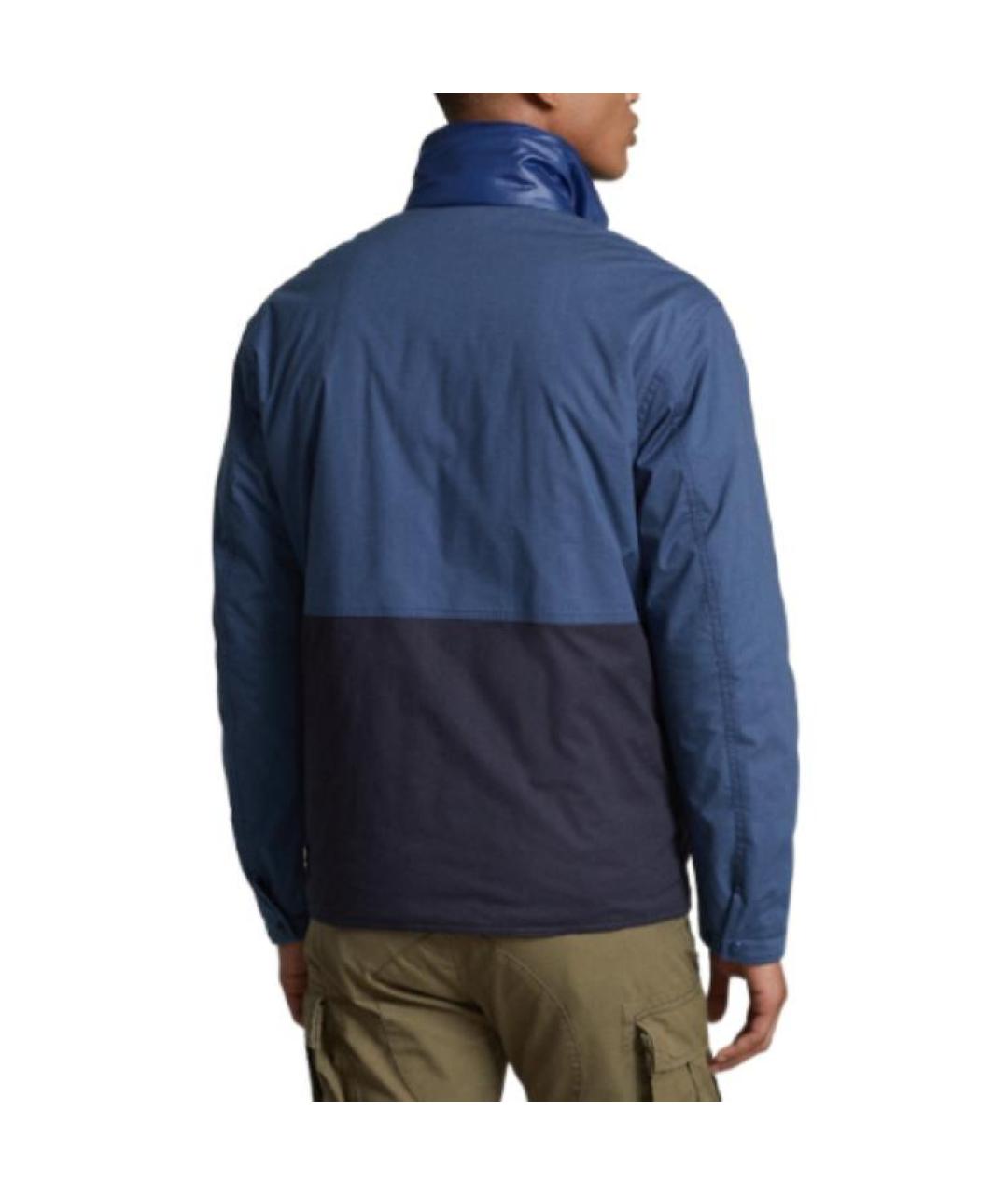 POLO RALPH LAUREN Синяя полиамидовая куртка, фото 4