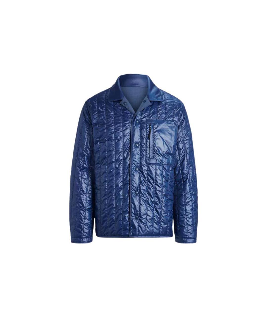 POLO RALPH LAUREN Синяя полиамидовая куртка, фото 2