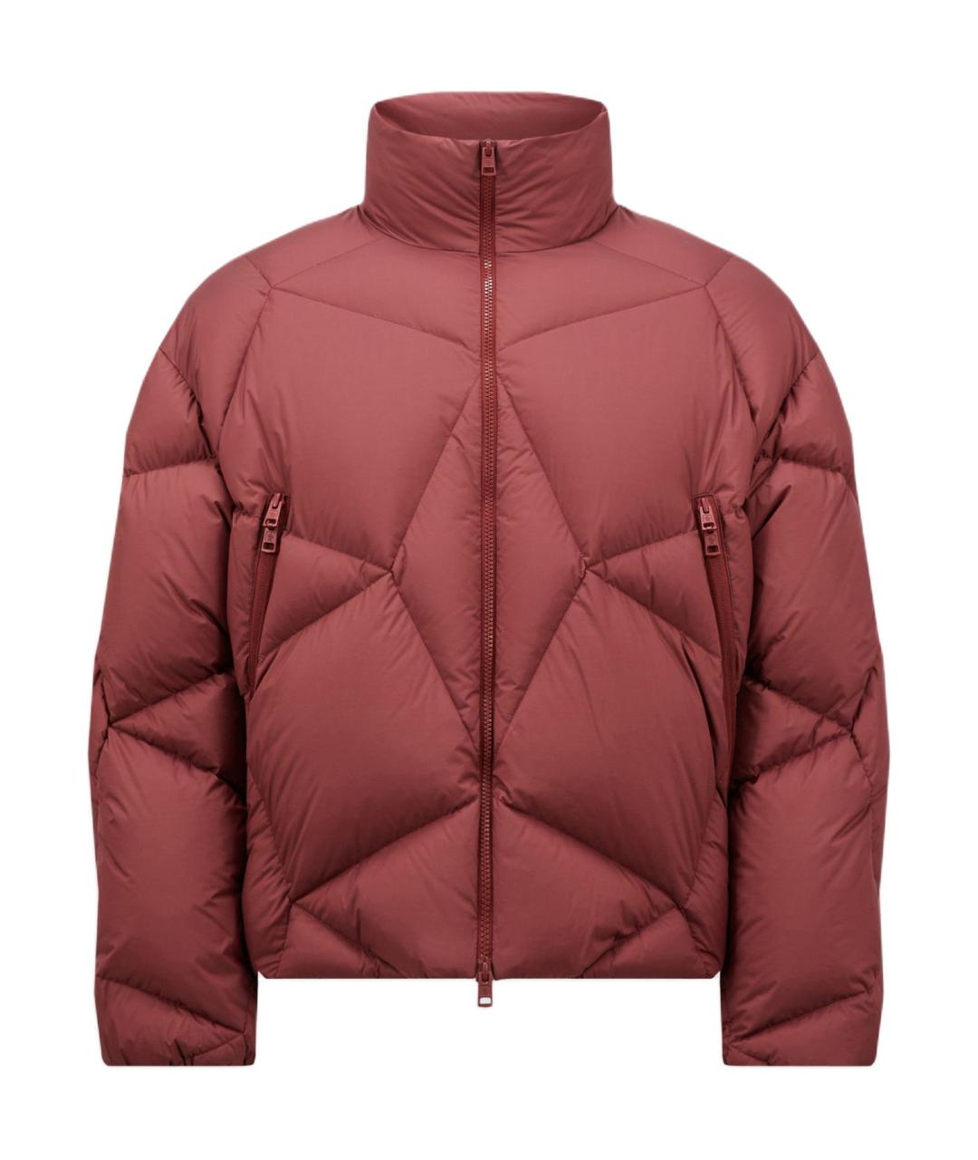 MONCLER Красный пуховик, фото 1