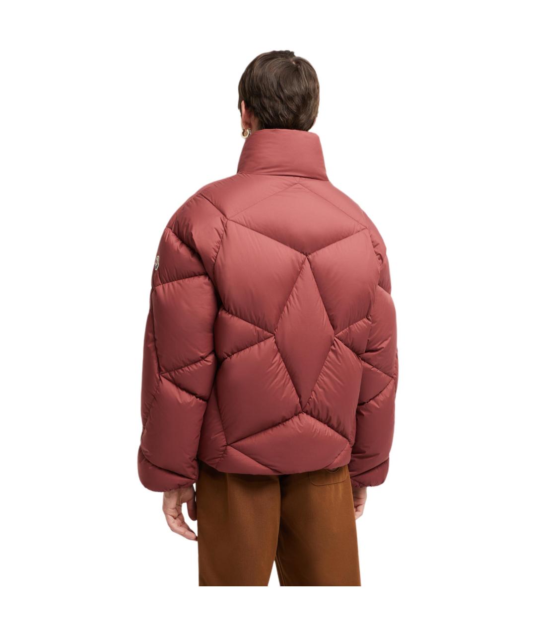 MONCLER Красный пуховик, фото 3