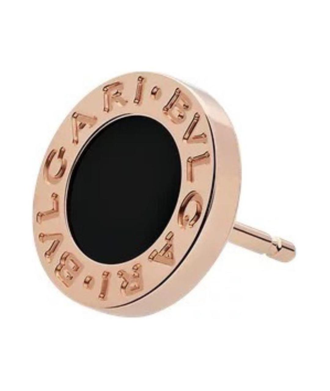 BVLGARI Золотые серьги из розового золота, фото 2