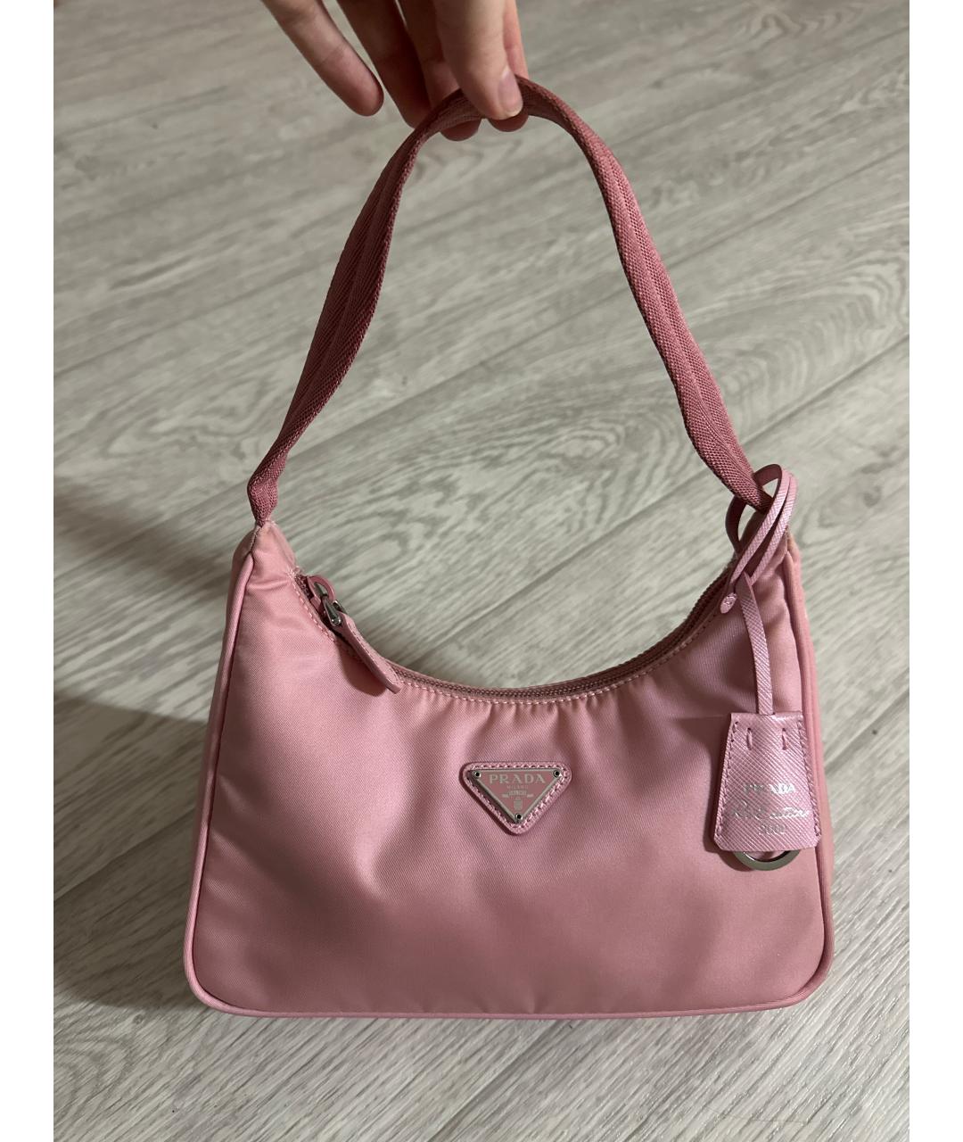 PRADA Розовая сумка с короткими ручками, фото 5