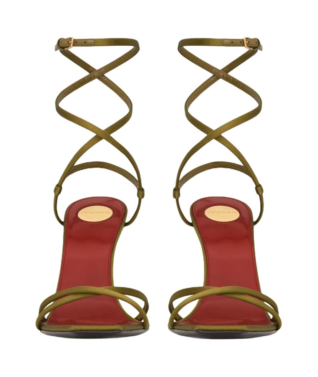 SAINT LAURENT Мульти босоножки, фото 5