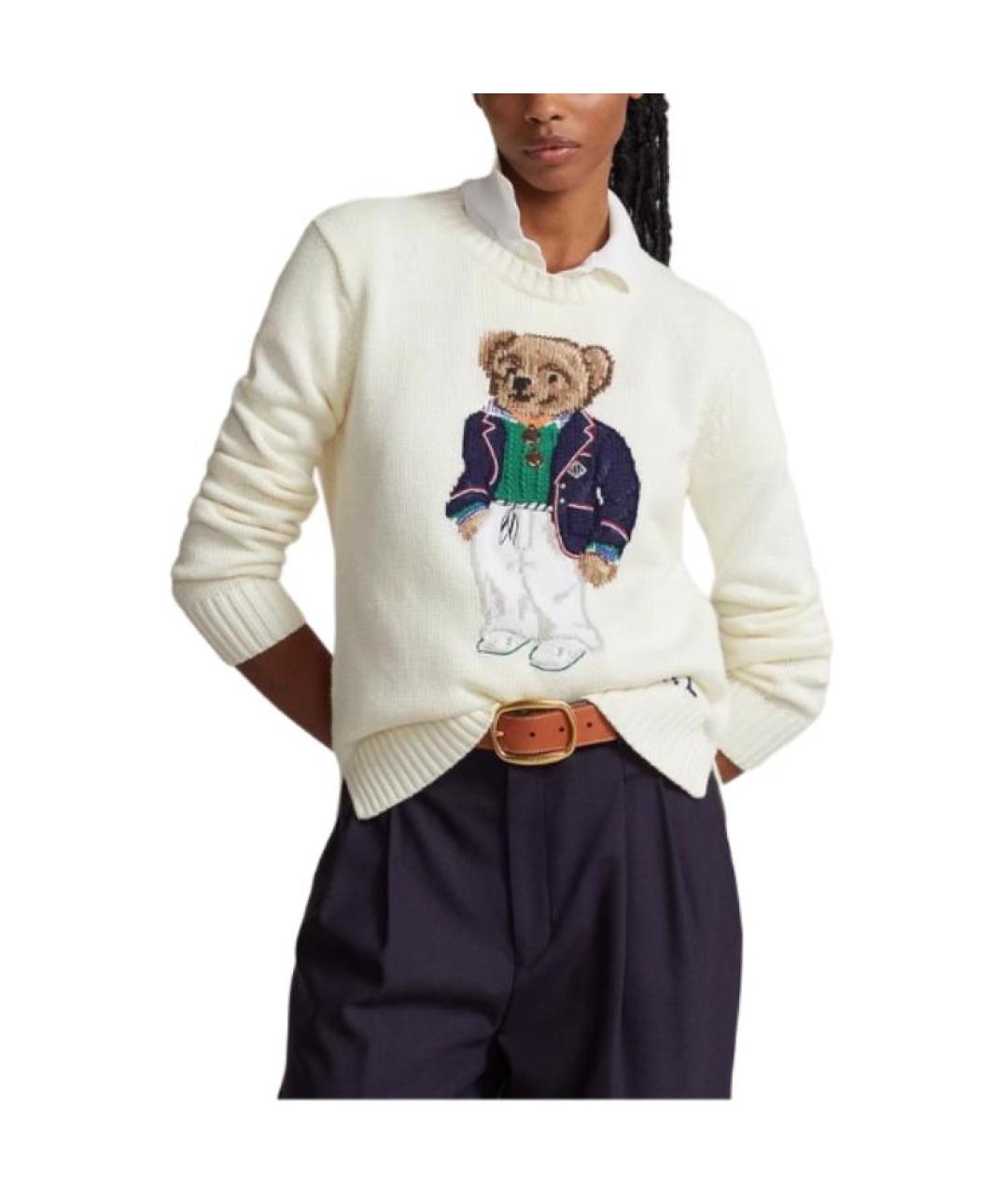 POLO RALPH LAUREN Бежевый джемпер / свитер, фото 3