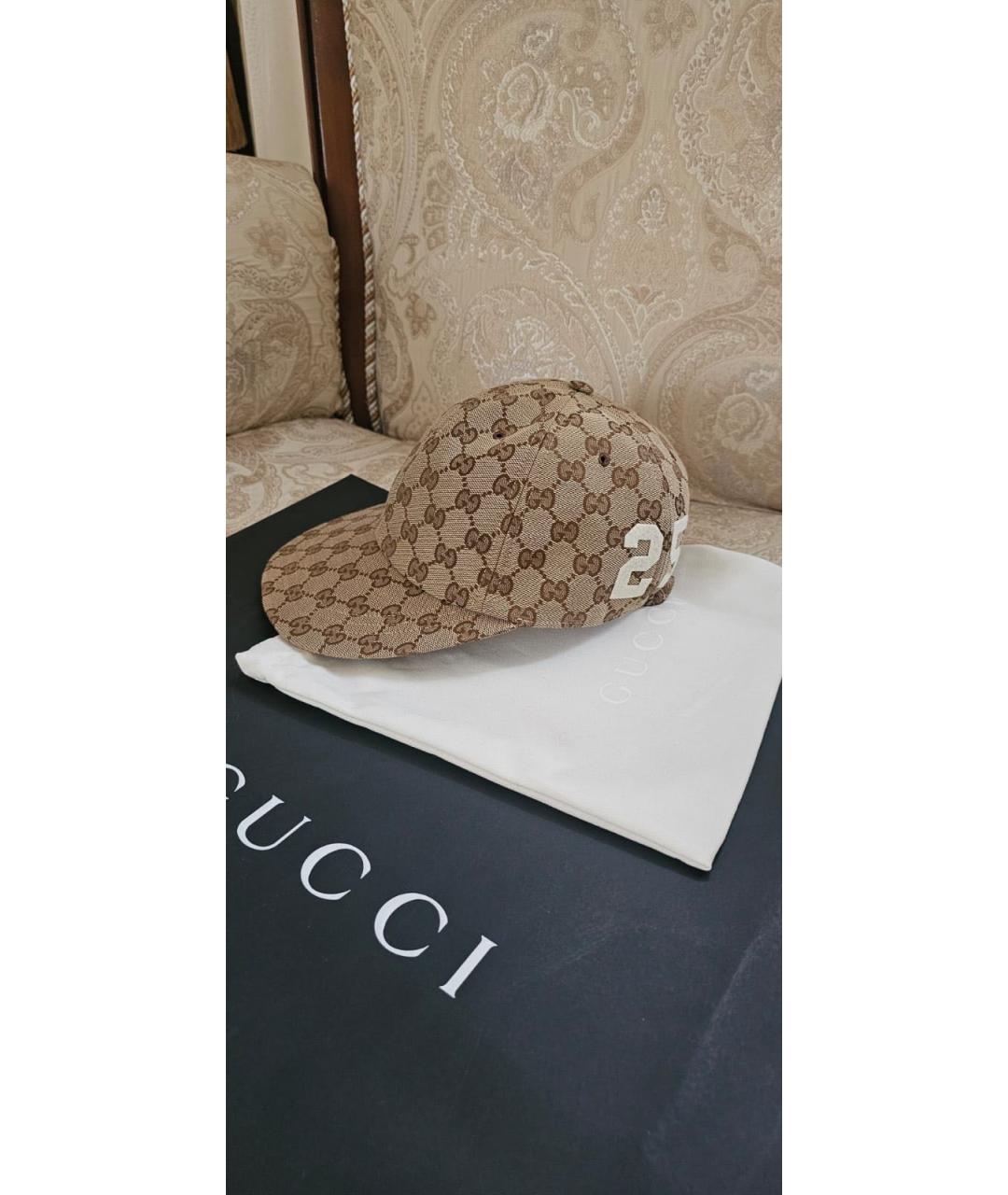 GUCCI Коричневая кепка, фото 3