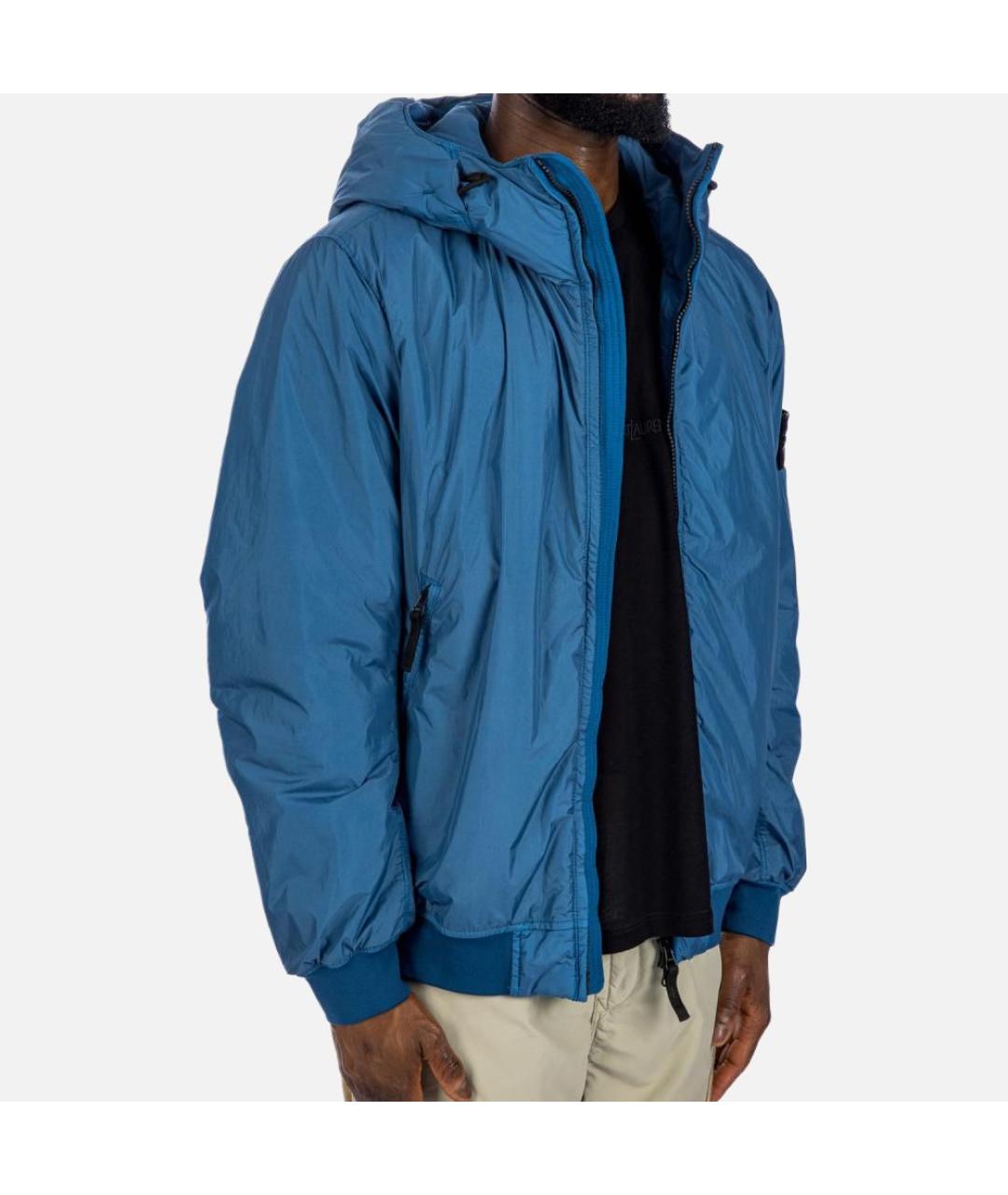 STONE ISLAND Синяя куртка, фото 4