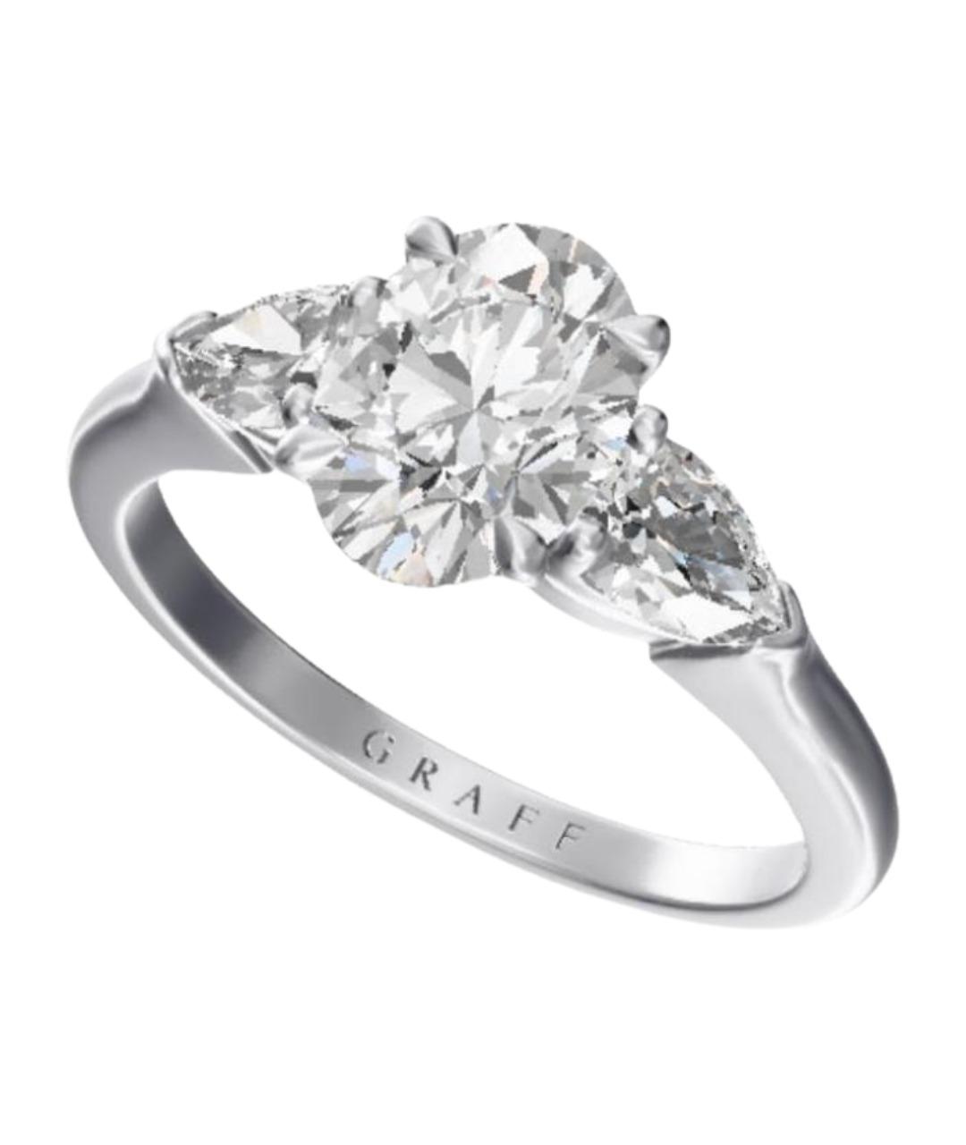 GRAFF Серебряное платиновое кольцо, фото 1