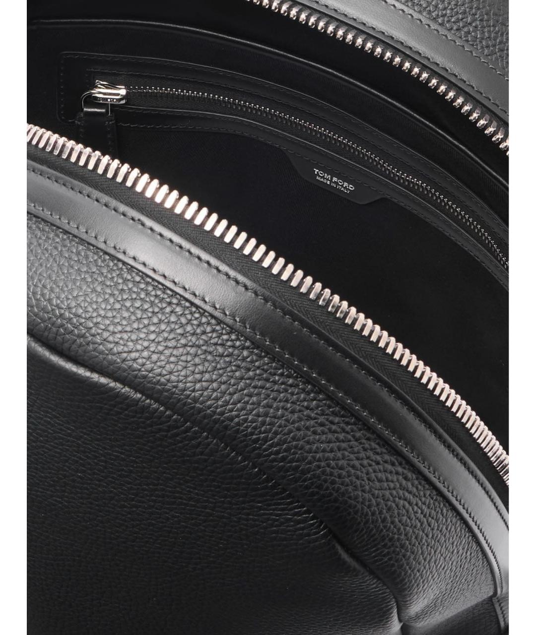 TOM FORD Черный кожаный рюкзак, фото 7
