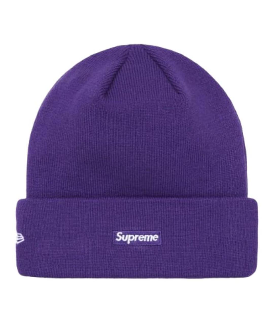SUPREME Фиолетовая шапка, фото 2