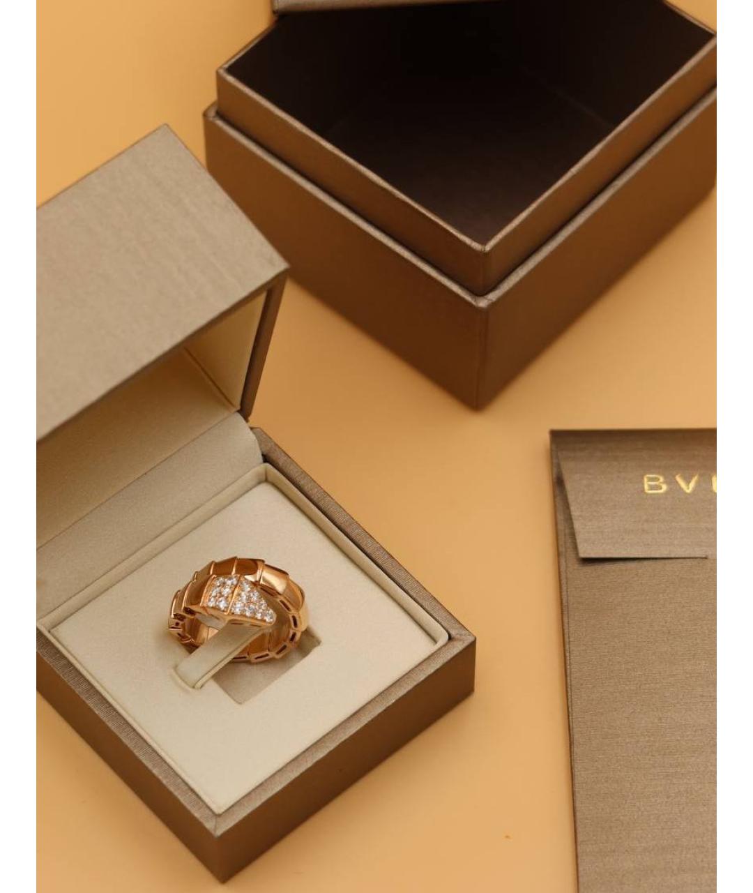 BVLGARI Розовое кольцо из розового золота, фото 4