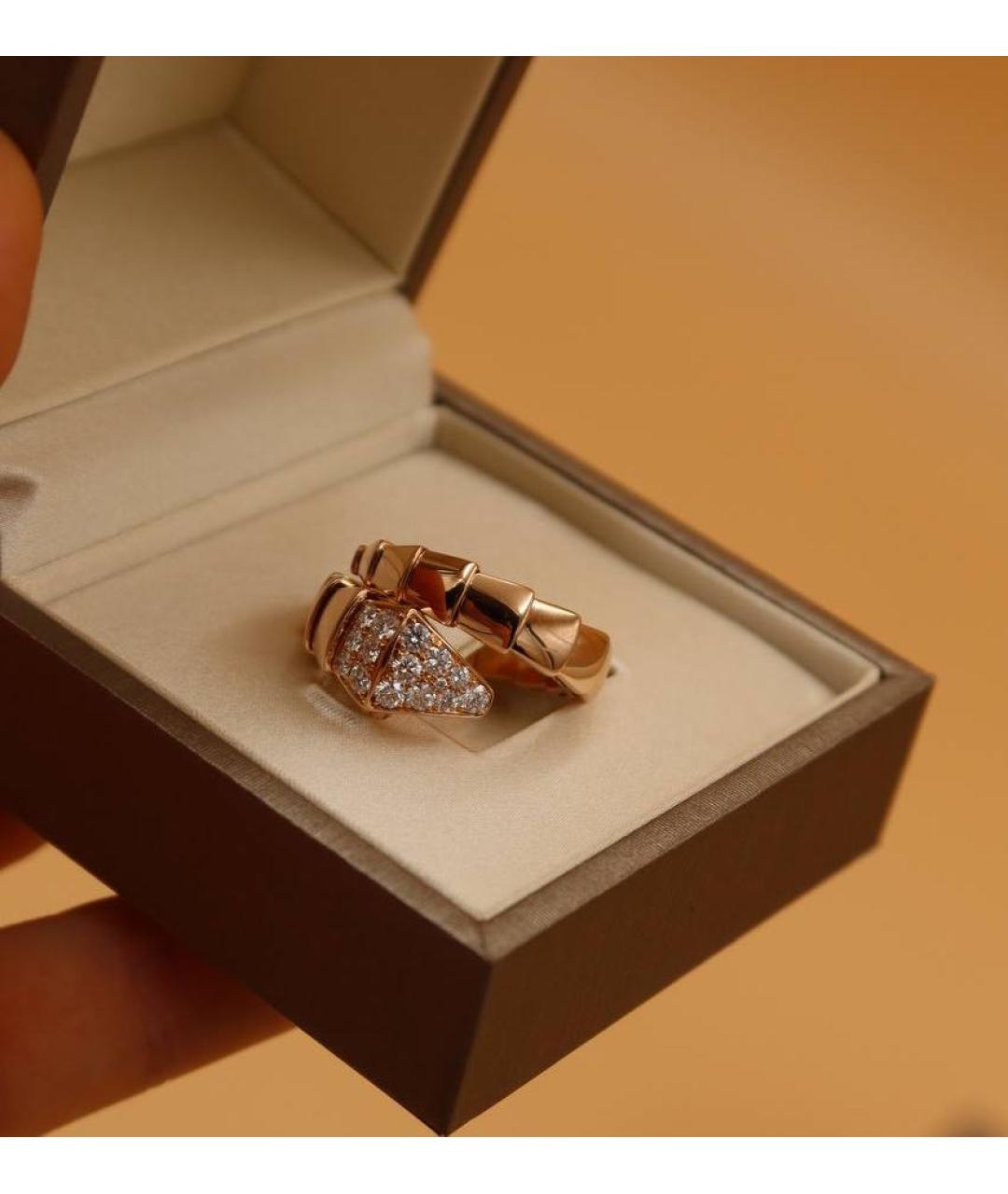 BVLGARI Розовое кольцо из розового золота, фото 3