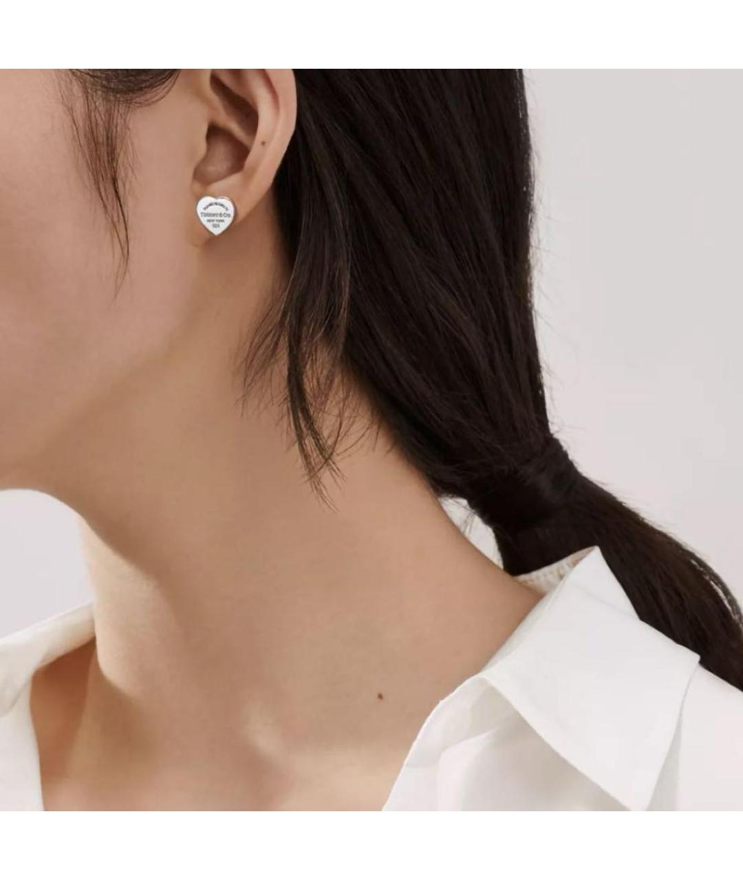 TIFFANY&CO Серебряные серебряные серьги, фото 3
