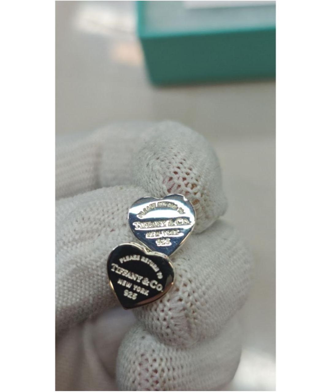 TIFFANY&CO Серебряные серебряные серьги, фото 4