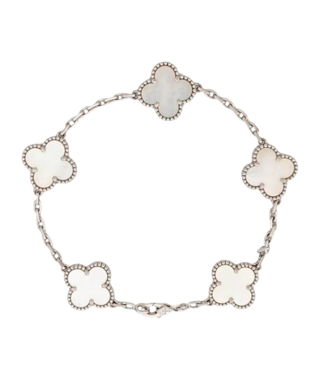 VAN CLEEF & ARPELS Серебрянный браслет из белого золота, фото 1