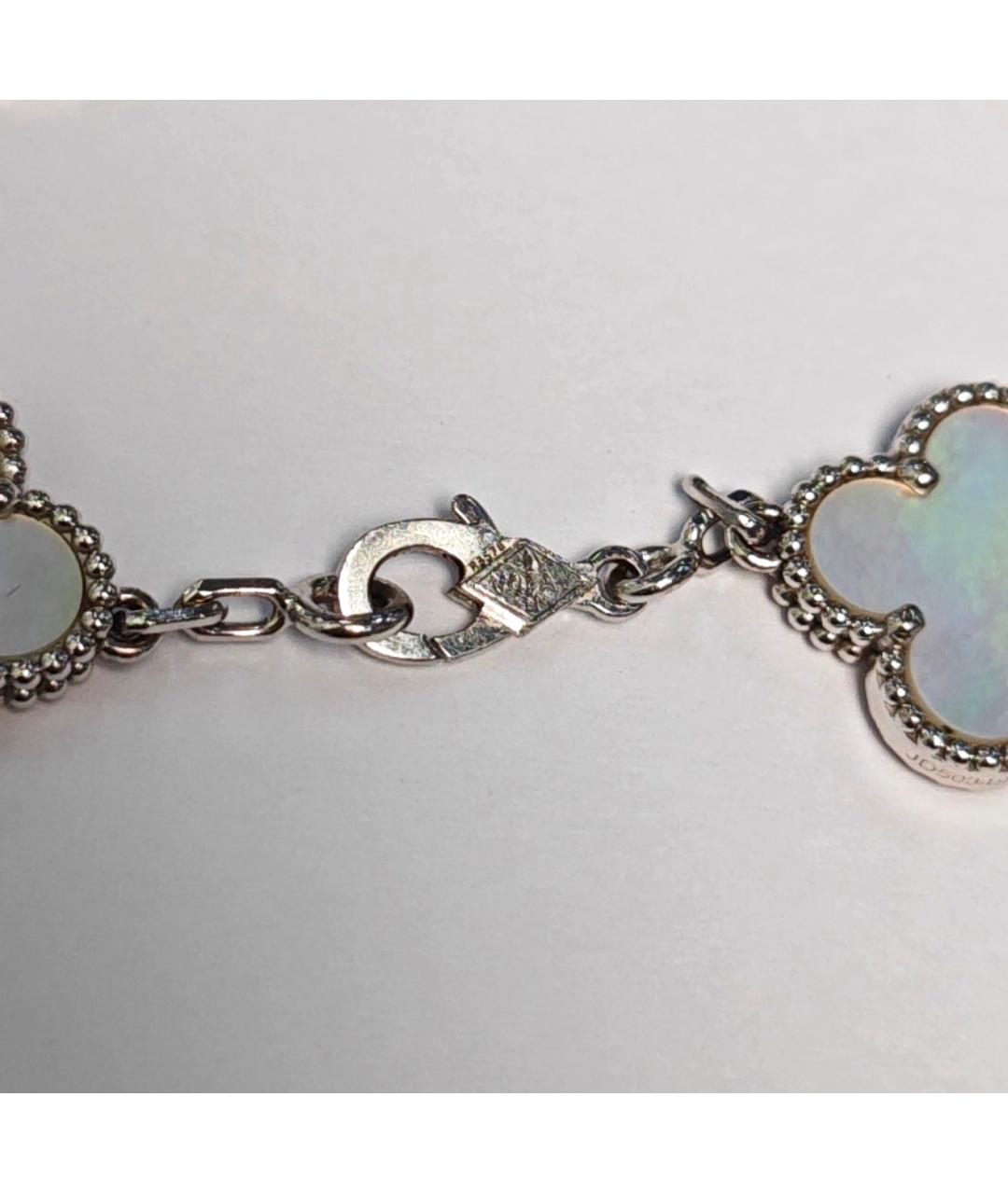 VAN CLEEF & ARPELS Серебрянный браслет из белого золота, фото 4