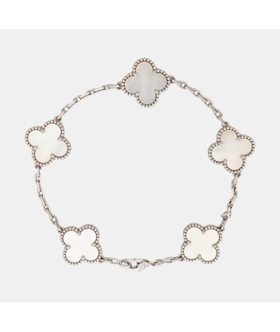 VAN CLEEF & ARPELS Серебрянный браслет из белого золота, фото 5