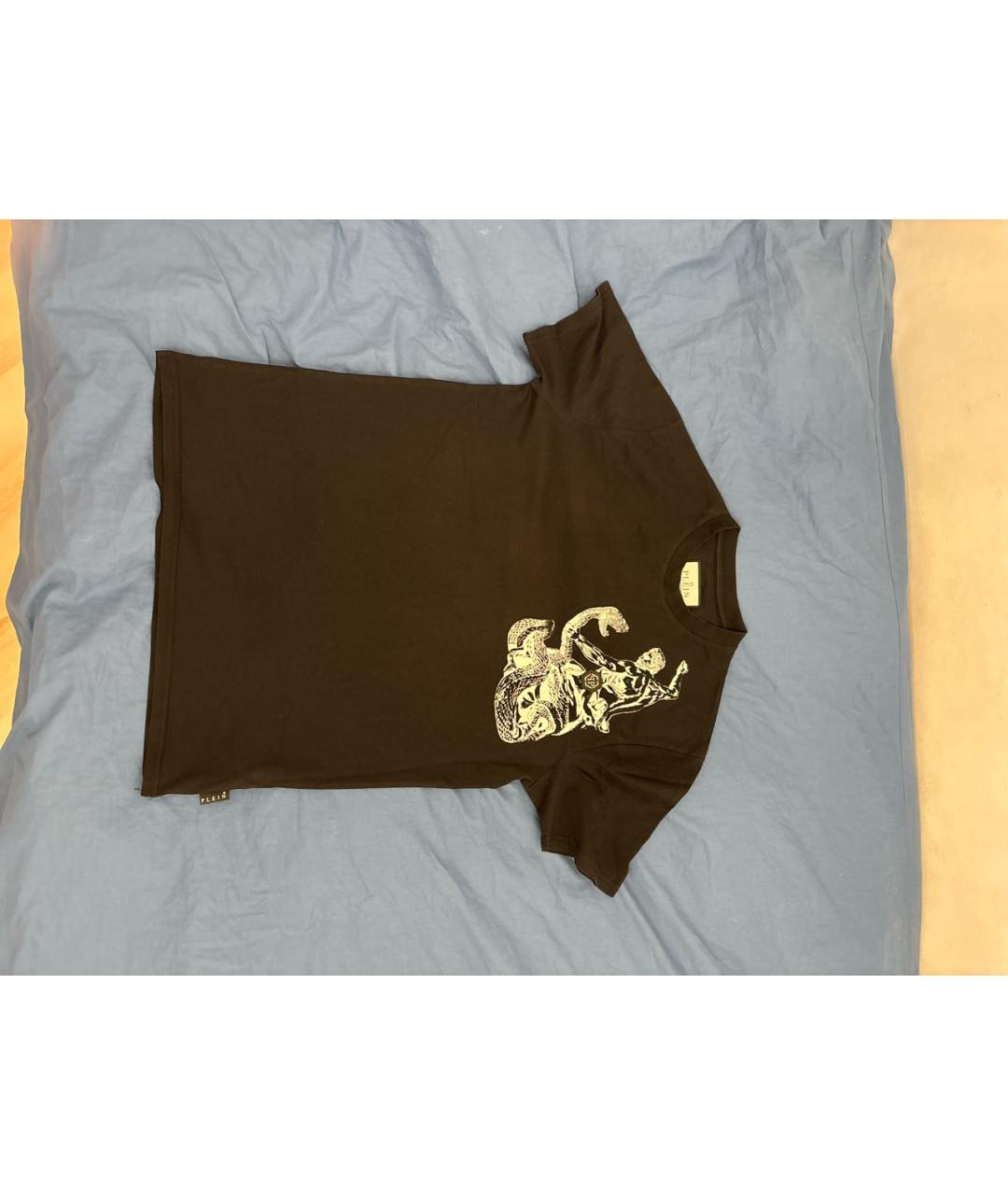 PHILIPP PLEIN Черная хлопковая футболка, фото 6