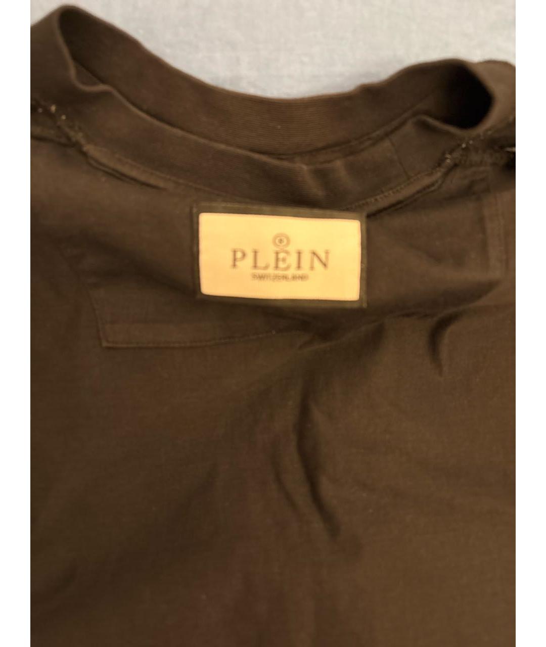 PHILIPP PLEIN Черная хлопковая футболка, фото 3