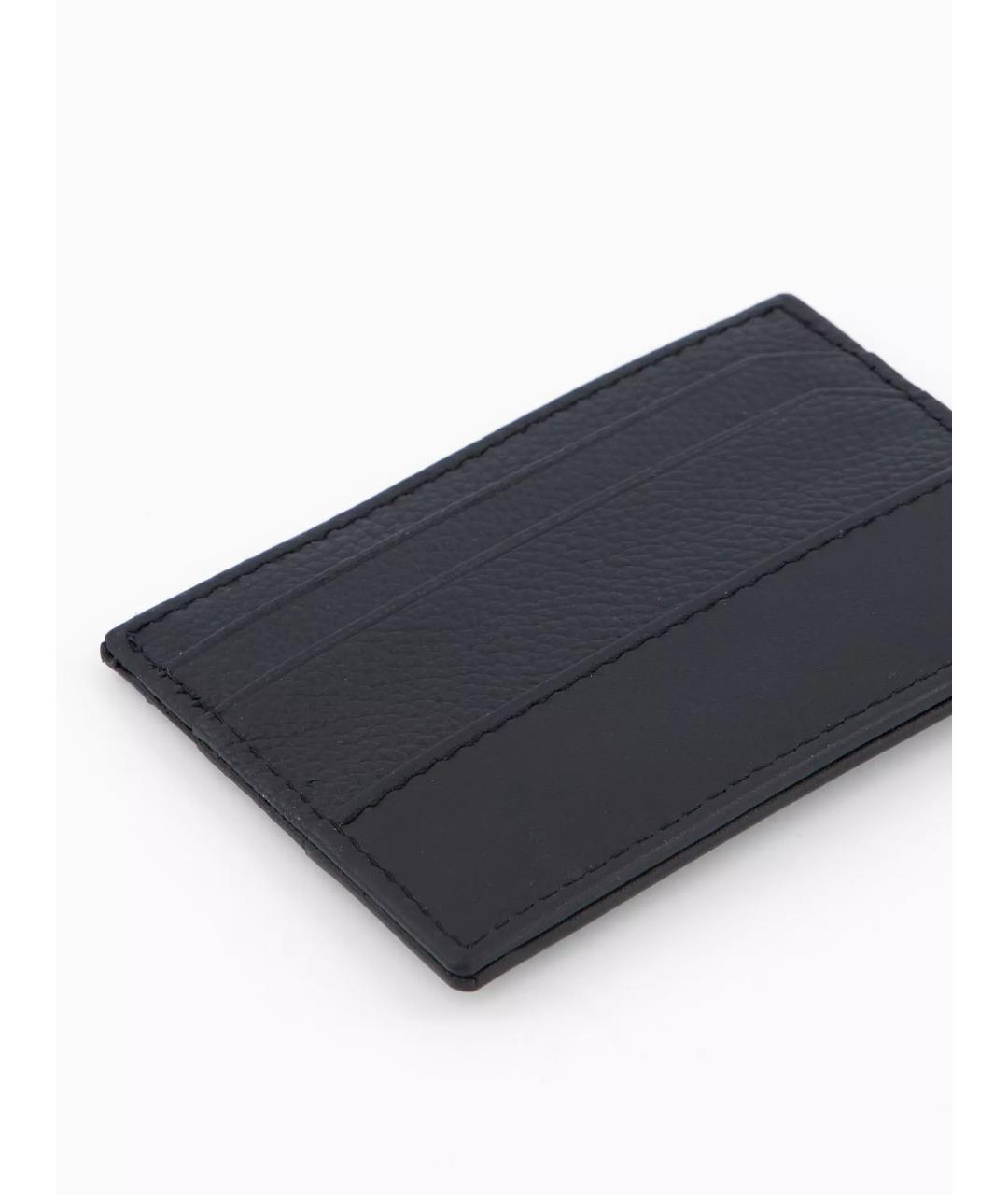 HUGO Темно-синяя кожаная визитница, фото 3