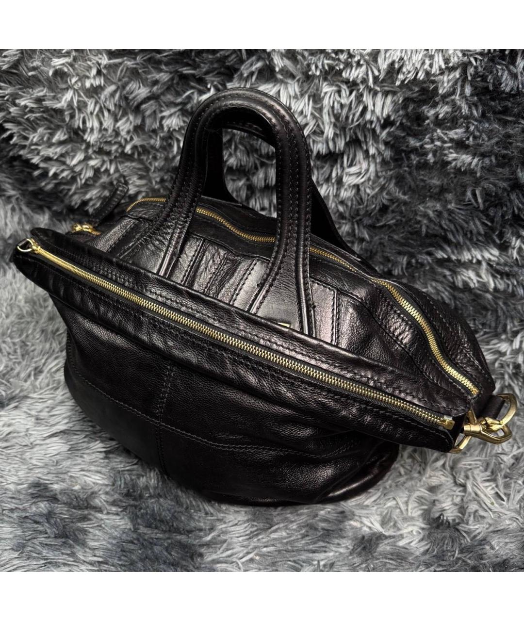 GIVENCHY Черная кожаная сумка с короткими ручками, фото 2