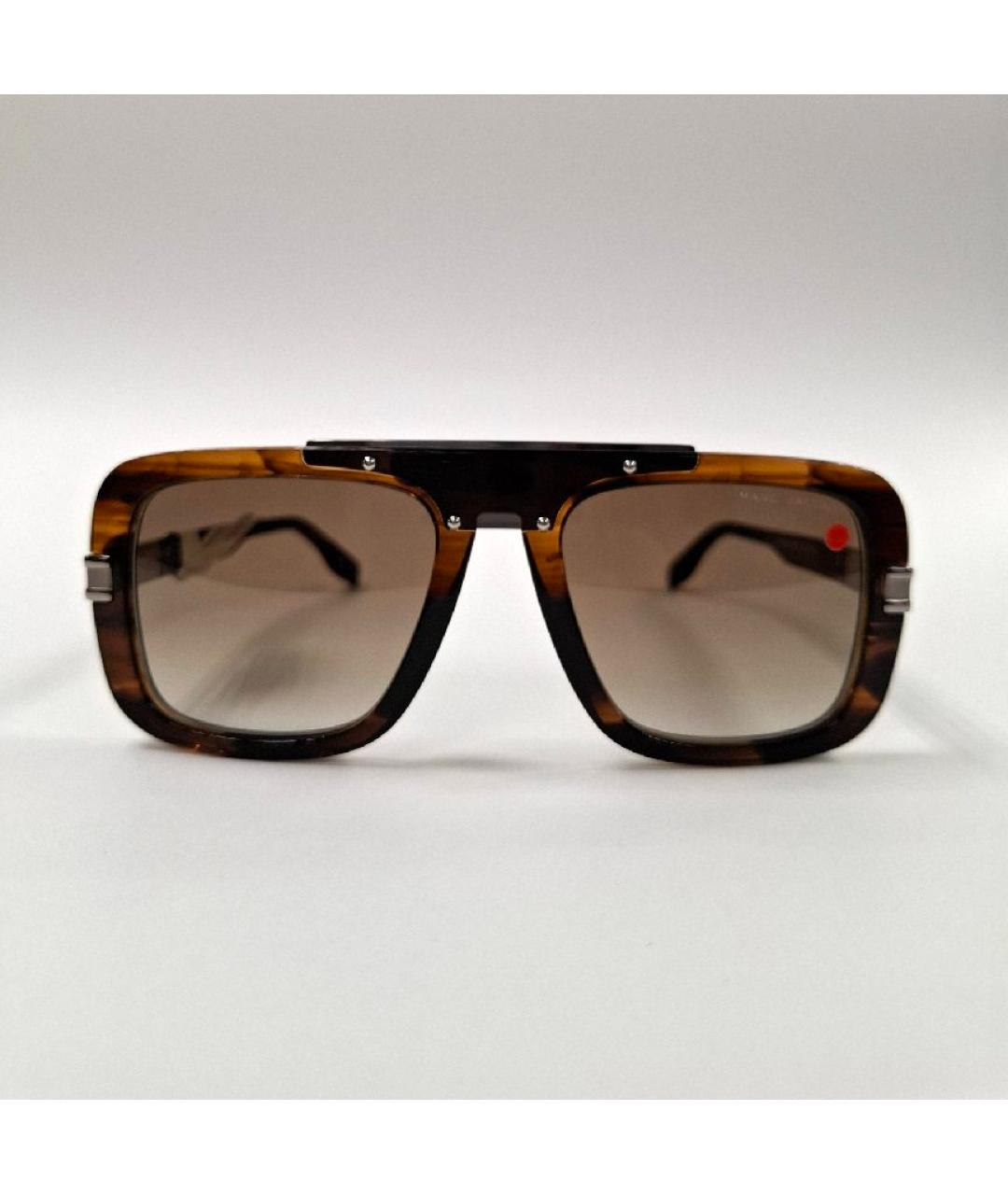 MARC JACOBS Коричневые пластиковые солнцезащитные очки, фото 4