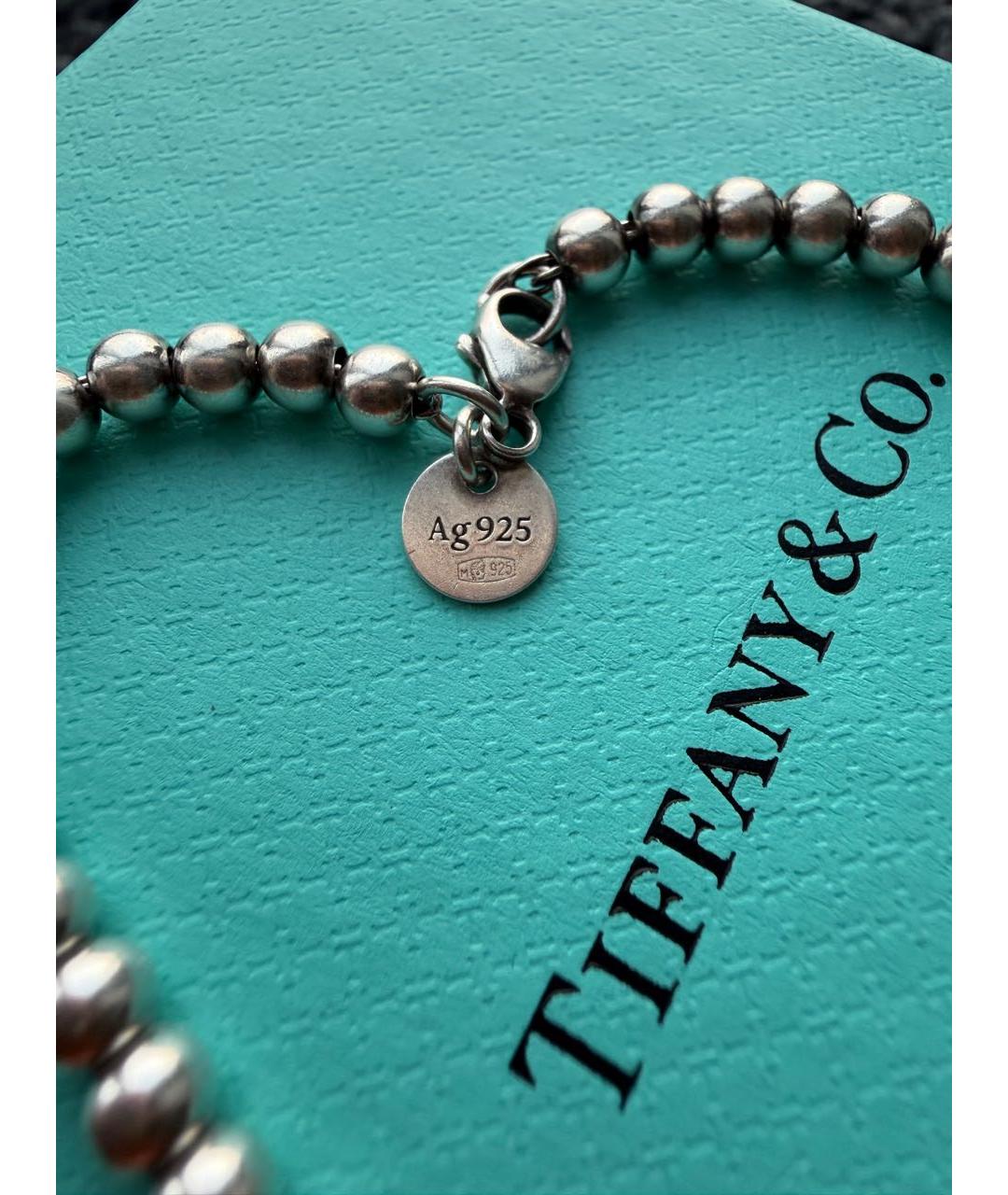 TIFFANY&CO Бирюзовый серебряный браслет, фото 4