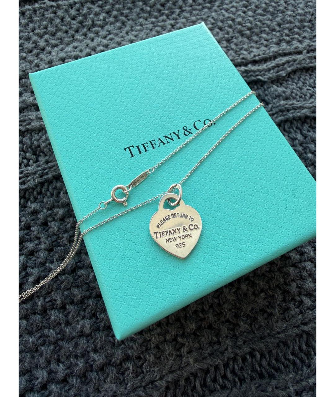 TIFFANY&CO Серебряное серебряное колье, фото 5