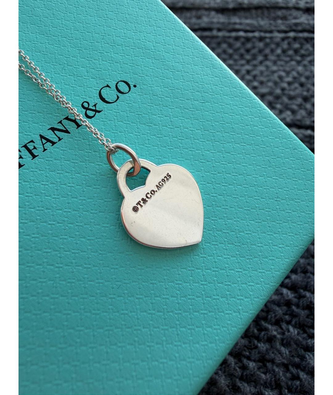 TIFFANY&CO Серебряное серебряное колье, фото 4