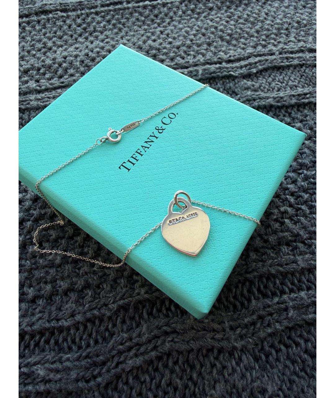 TIFFANY&CO Серебряное серебряное колье, фото 8