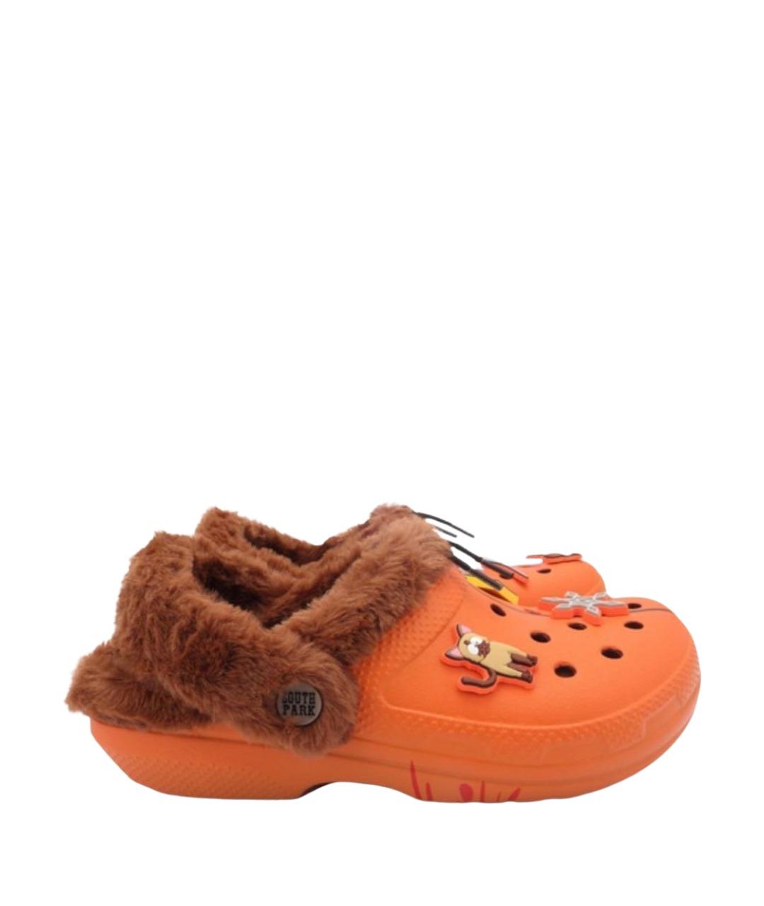 CROCS Оранжевое резиновые сандалии, фото 1