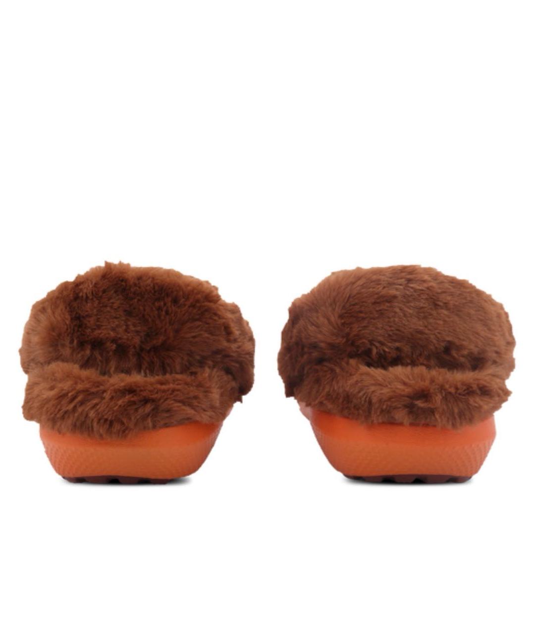 CROCS Оранжевое резиновые сандалии, фото 3