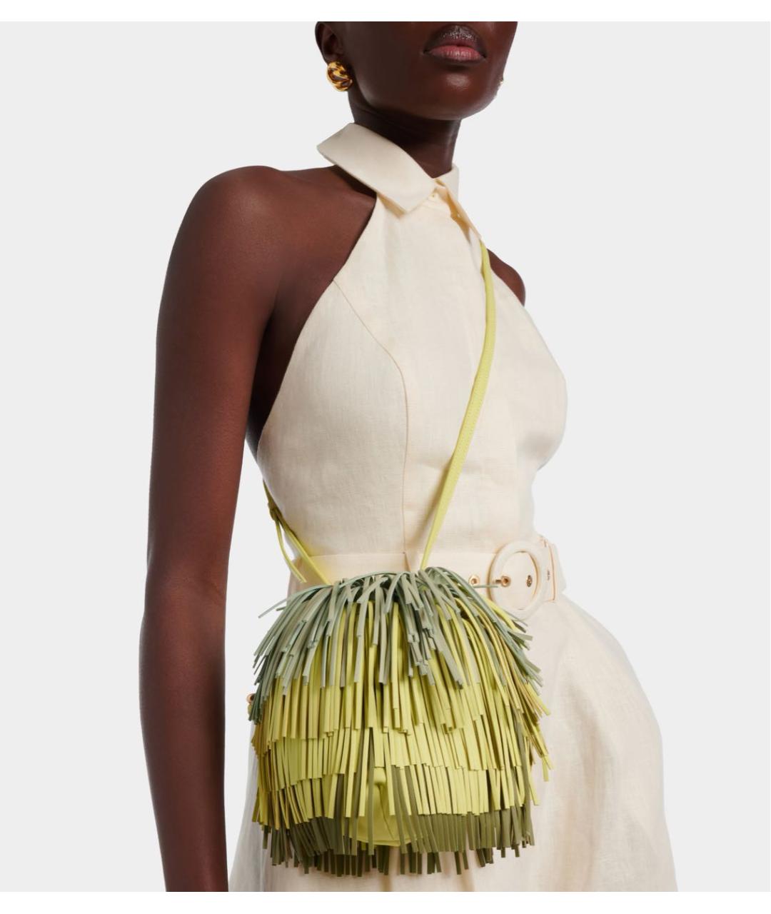 ZIMMERMANN Зеленая сумка через плечо, фото 4