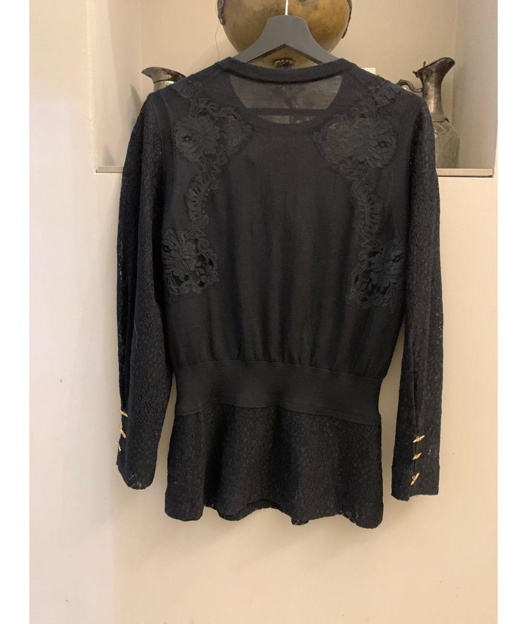 DOLCE&GABBANA Черный кашемировый джемпер / свитер, фото 2