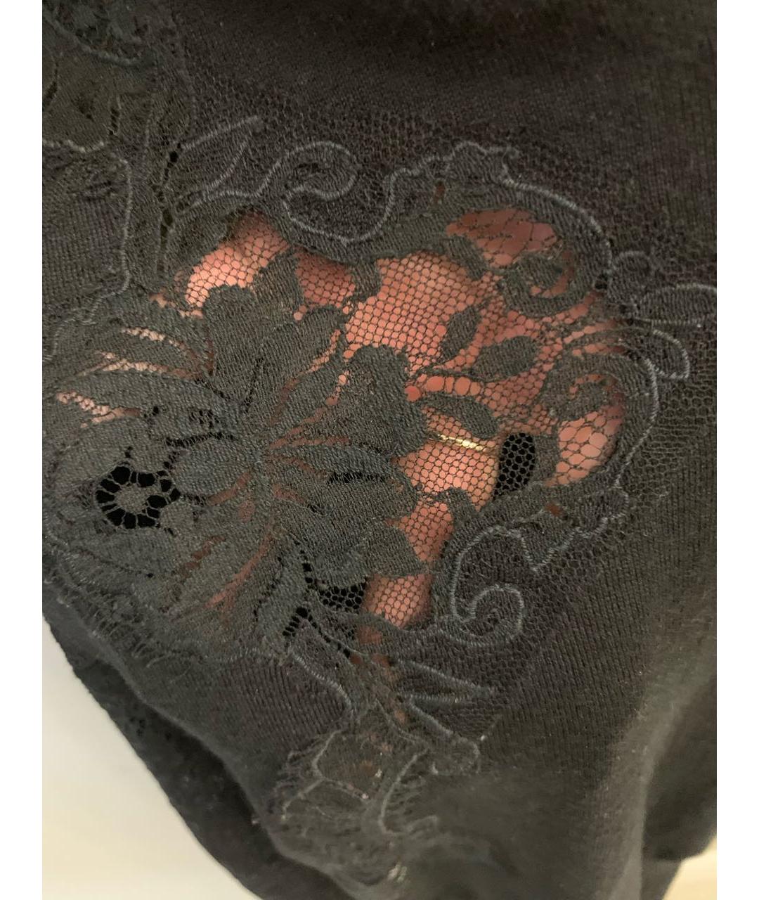 DOLCE&GABBANA Черный кашемировый джемпер / свитер, фото 3